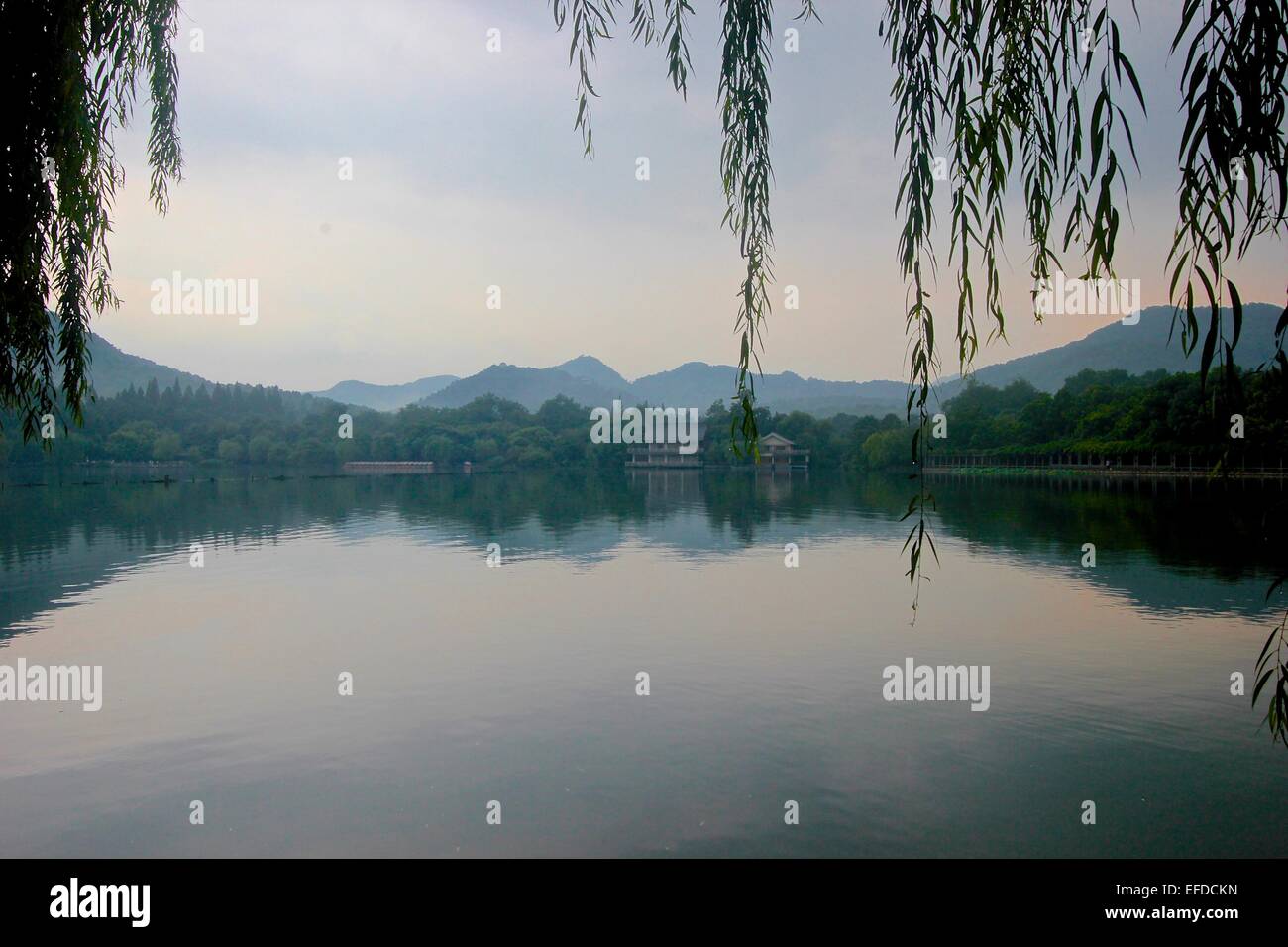 West Lake Hangzhou Cina Foto Stock