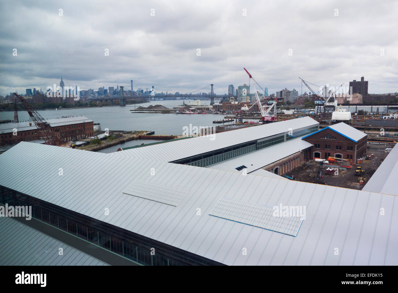 Brooklyn Navy Yard New York City Foto Stock