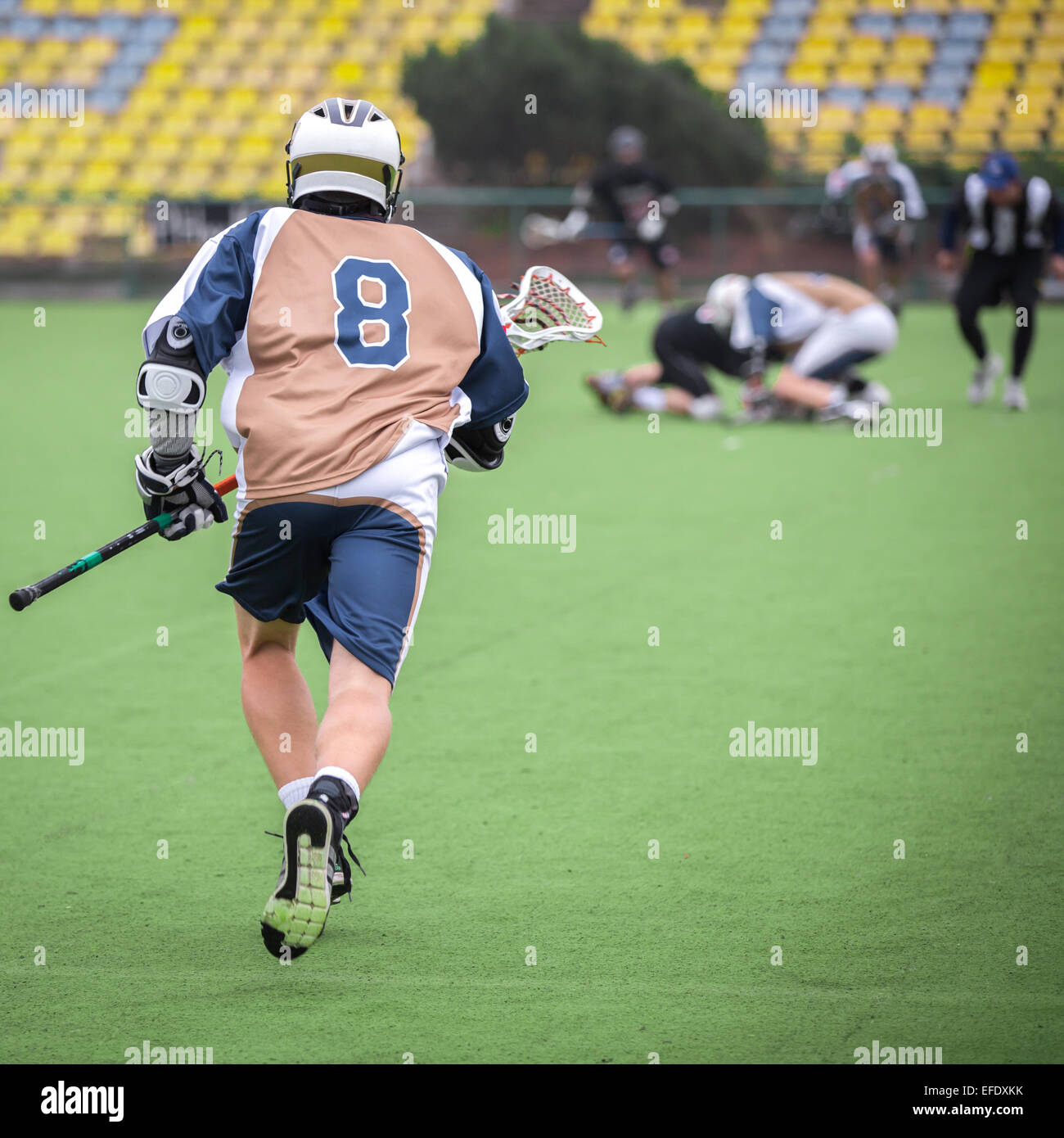 Lacrosse associare le foto Foto Stock