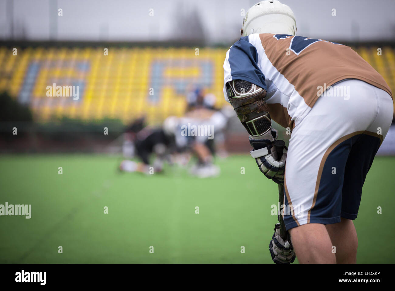 Lacrosse associare le foto Foto Stock