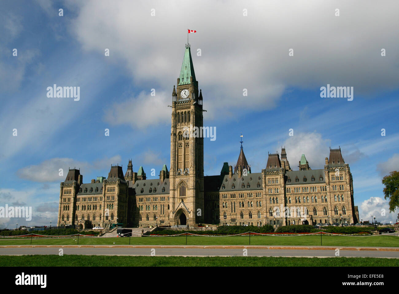 Casa del Parlamento Ottawa Foto Stock
