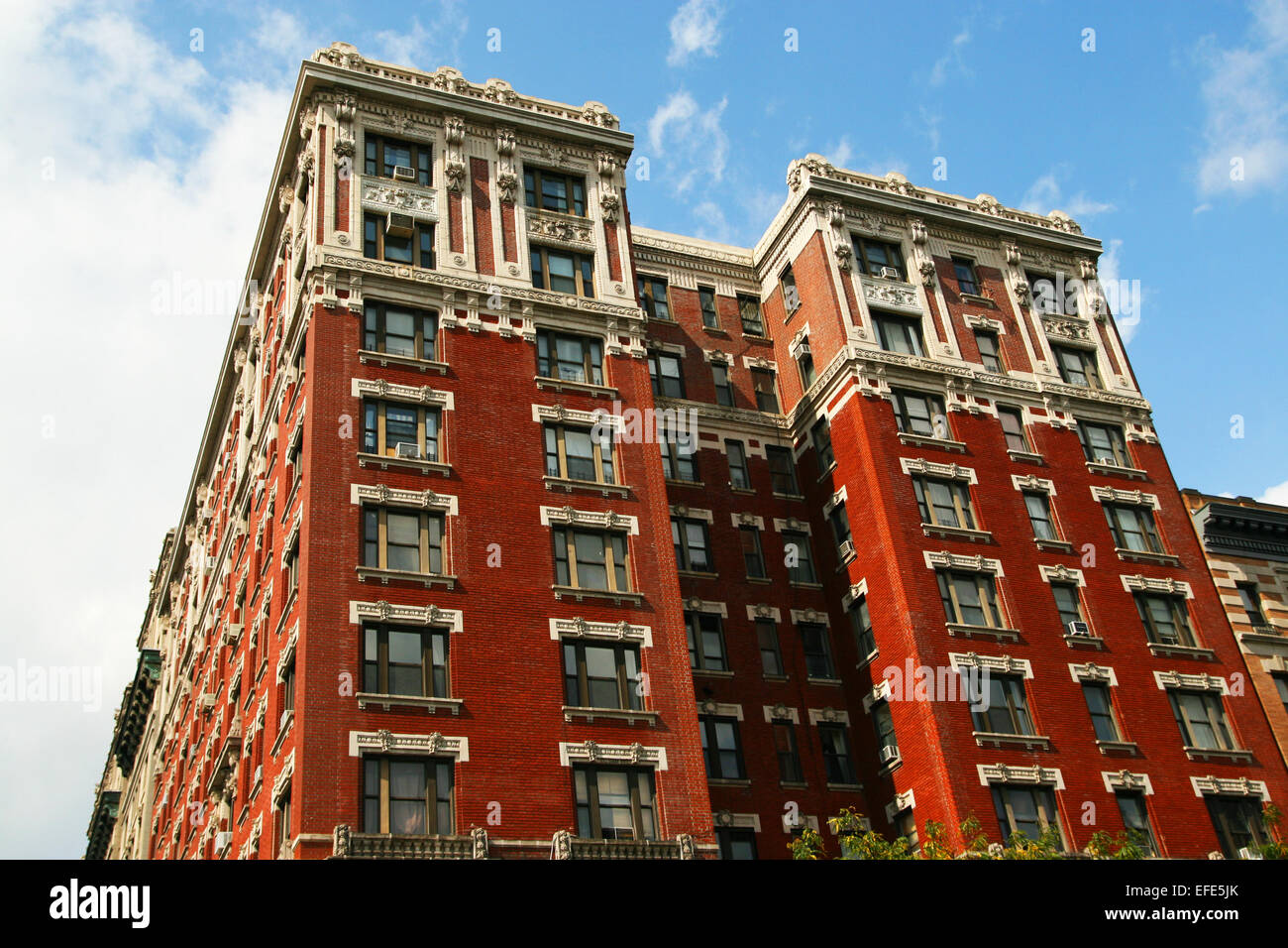 Rotes Haus in New York Foto Stock