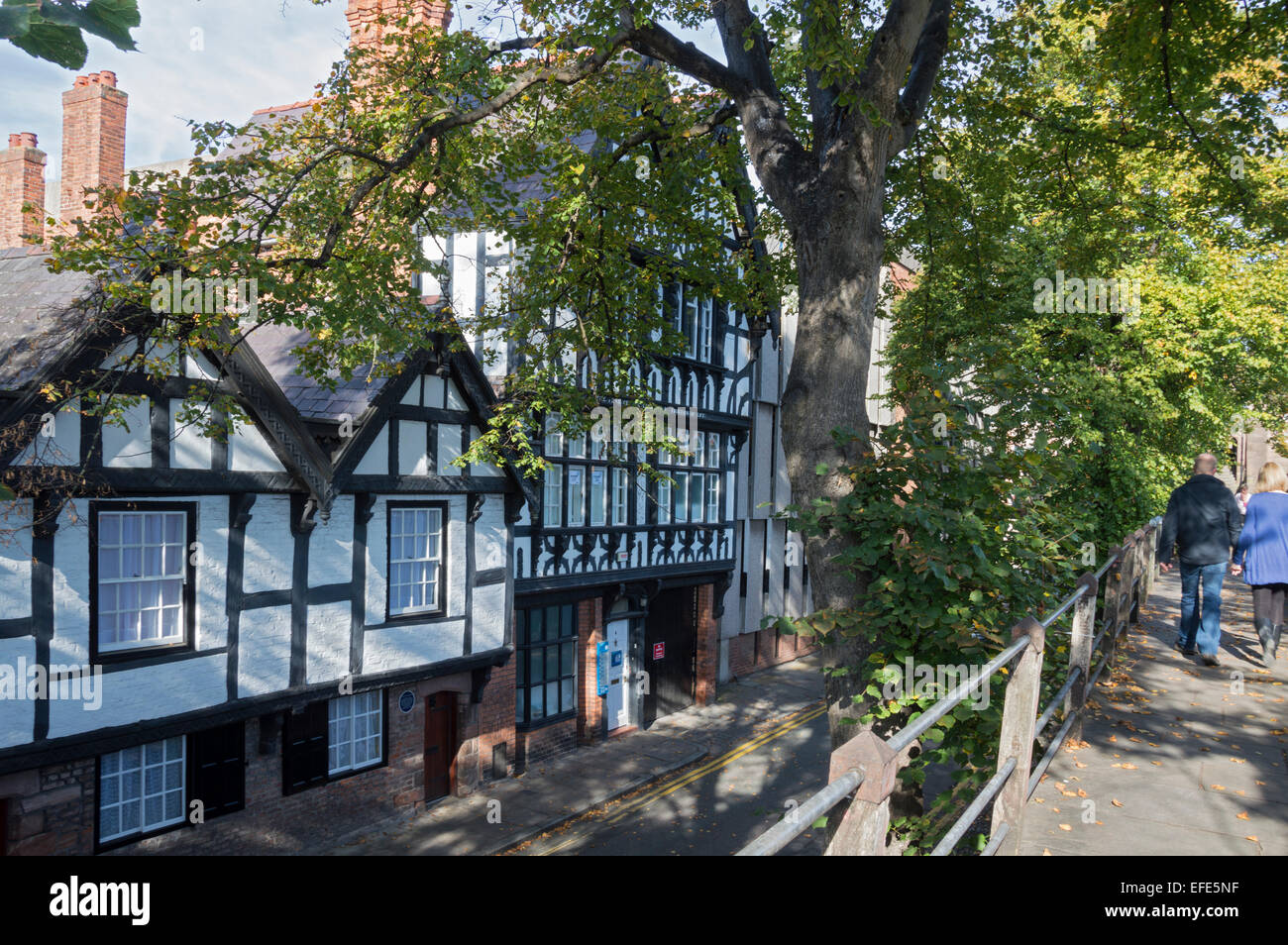 Centro citta' di Chester, Cheshire, Inghilterra, Regno Unito Foto Stock