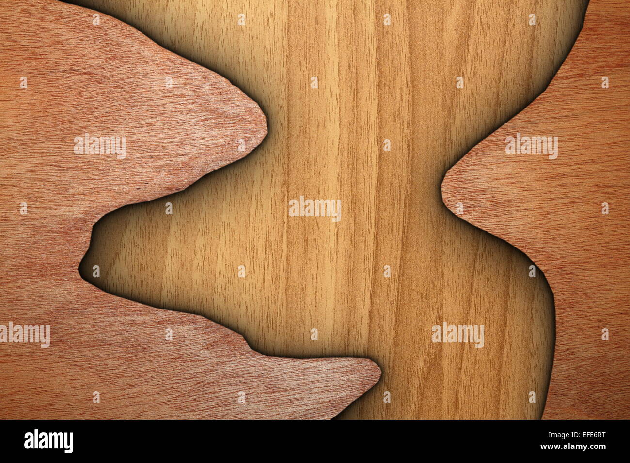 Bellissimi tessuti organici di legno combinati in una sola immagine Foto Stock