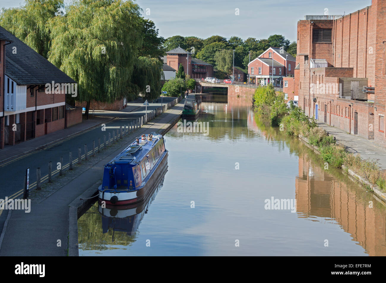 Shropshire Union canal, Chester, Cheshire, Regno Unito Foto Stock