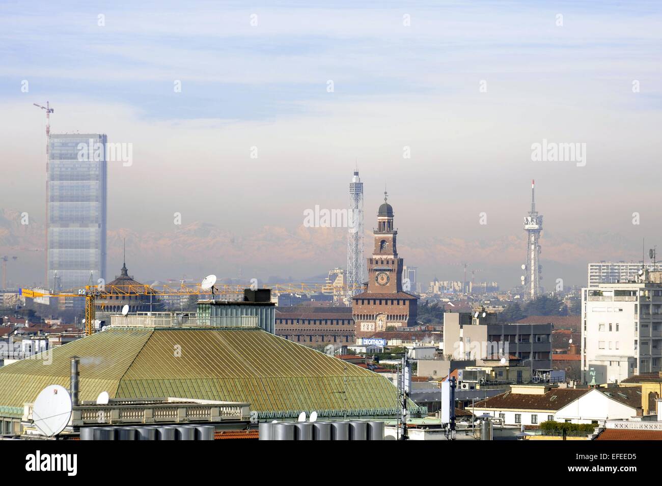 Milano, Italia, cityscape Foto Stock