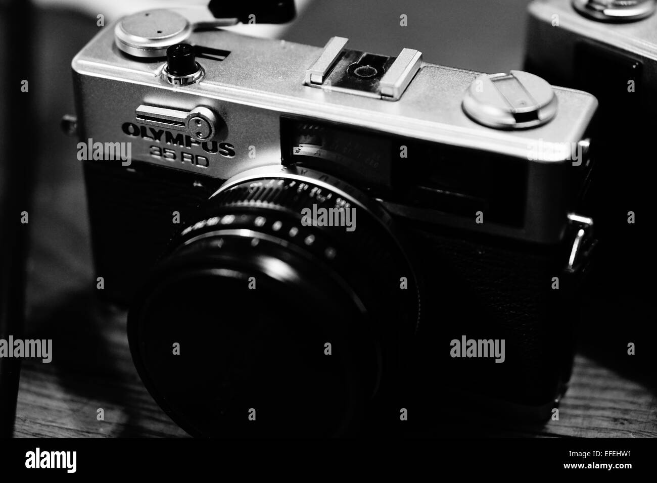 Vecchi Film Telemetro BW fotocamera Foto Stock