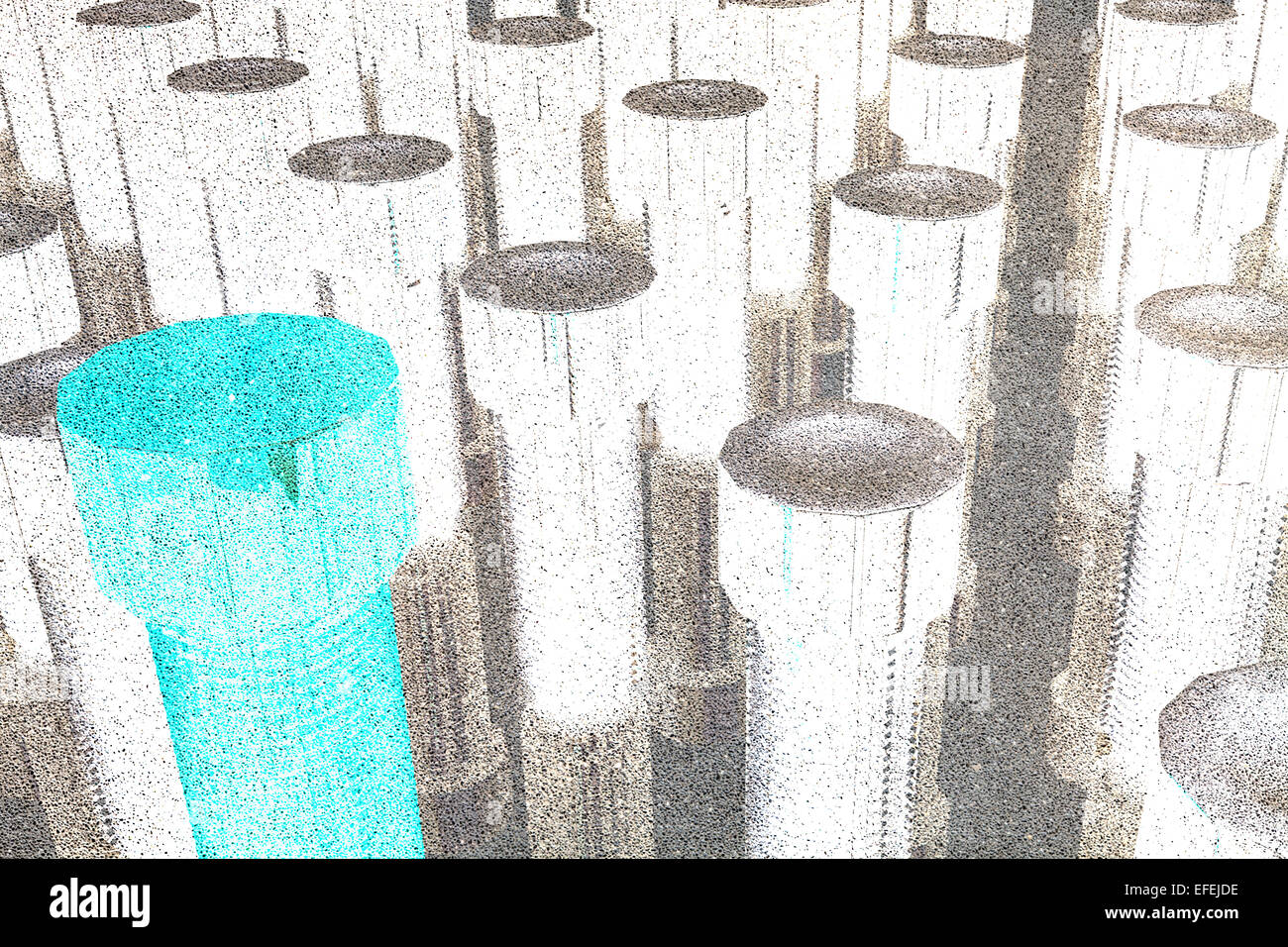 Closeup palo della vite su sfondo bianco per adv o altri usi Foto Stock