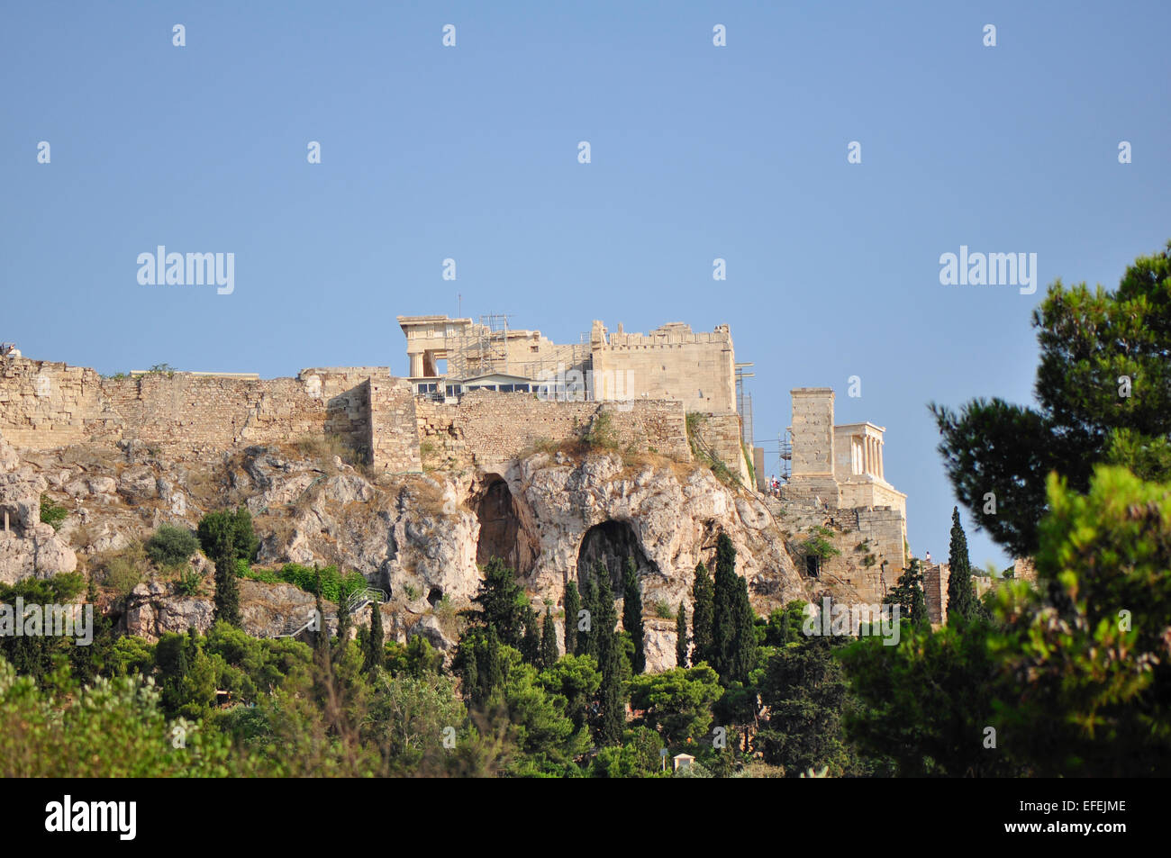 L'Eretteo tempio di Acropoli di Atene, Grecia. Foto Stock