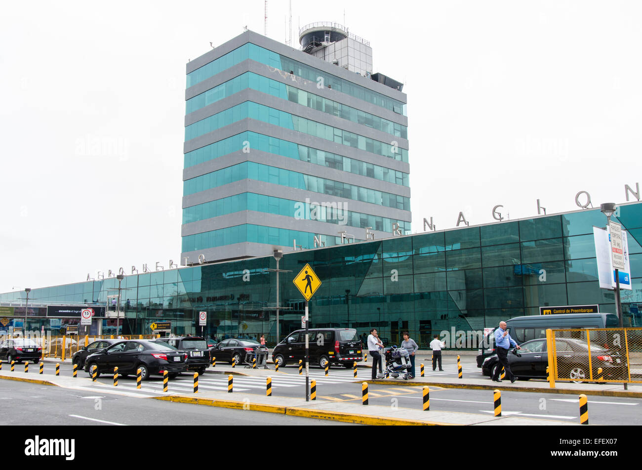 Dall'aeroporto internazionale Jorge Chávez di lima .Perù. Foto Stock