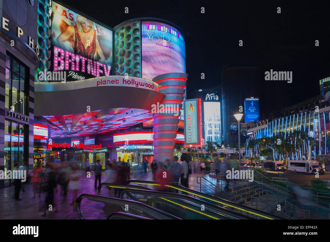 PLANET HOLLYWOOD HOTEL CASINO entrata la striscia di Las Vegas Nevada USA Foto Stock