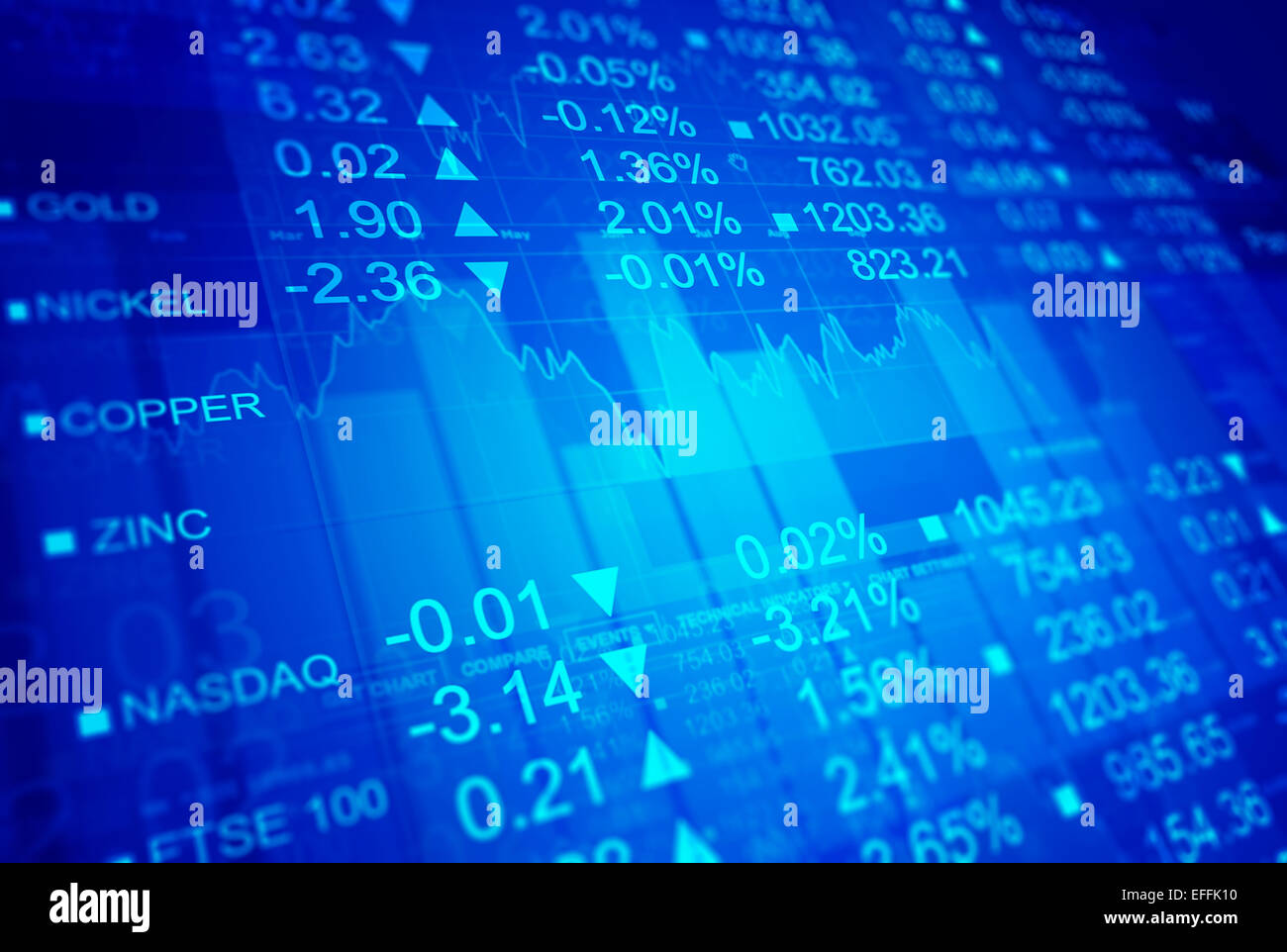 Stock Exchange market Foto Stock