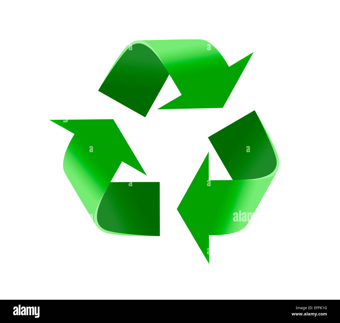 Simbolo di riciclaggio Foto Stock