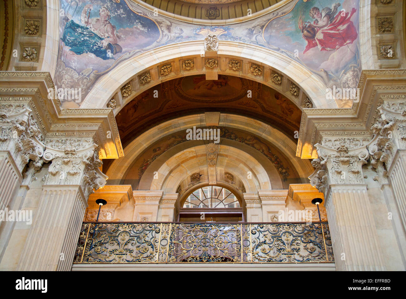 Interior shot di Castle Howard nello Yorkshire, dove Brideshead Revisited è stato girato. Foto Stock