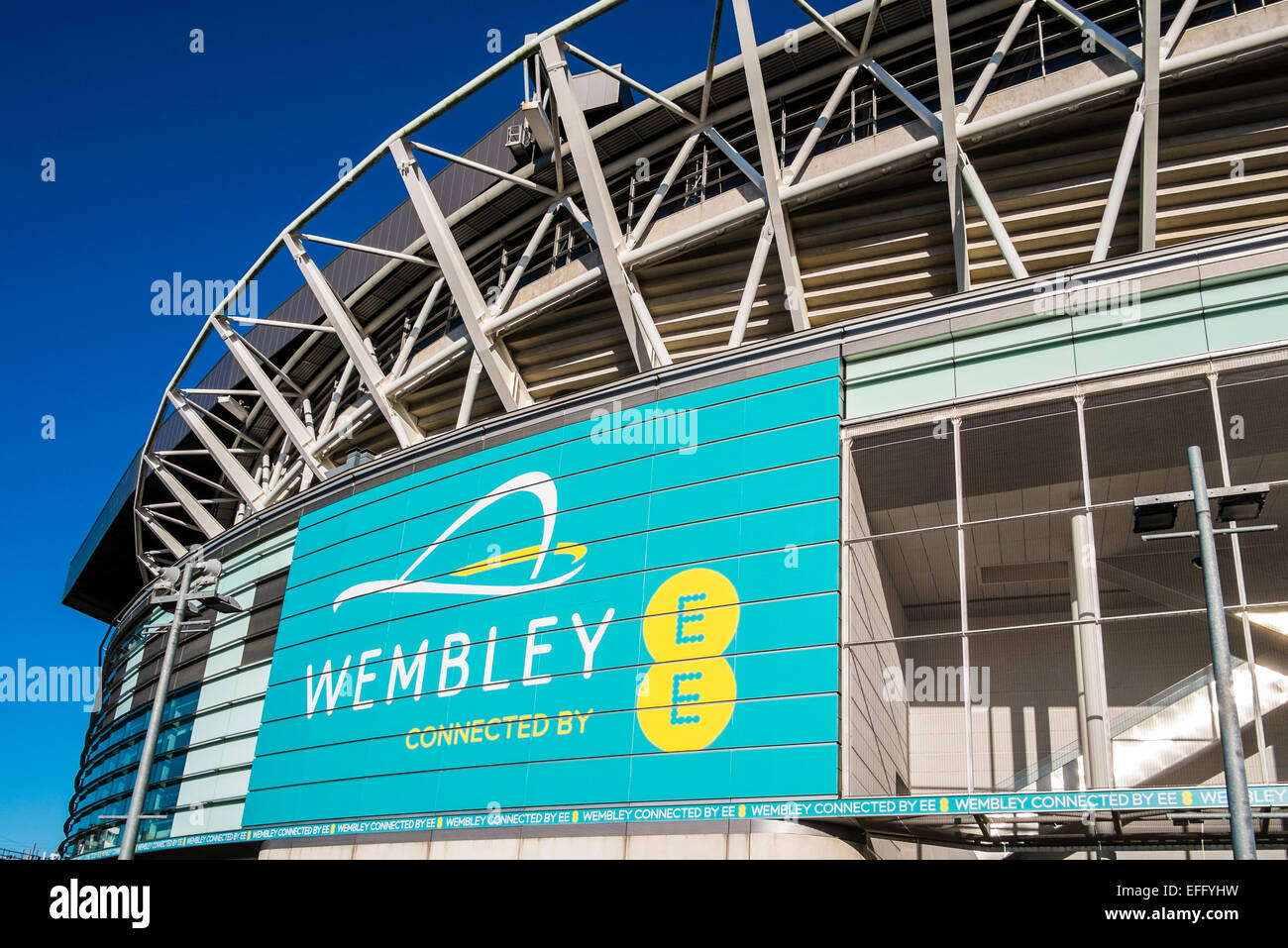 Lo stadio di Wembley - Londra Foto Stock