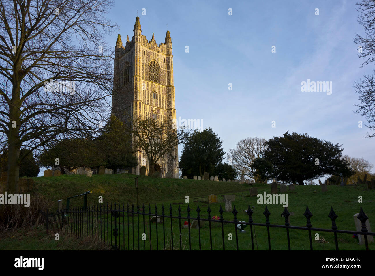 Chiesa Redenhall South Norfolk England Regno Unito Foto Stock