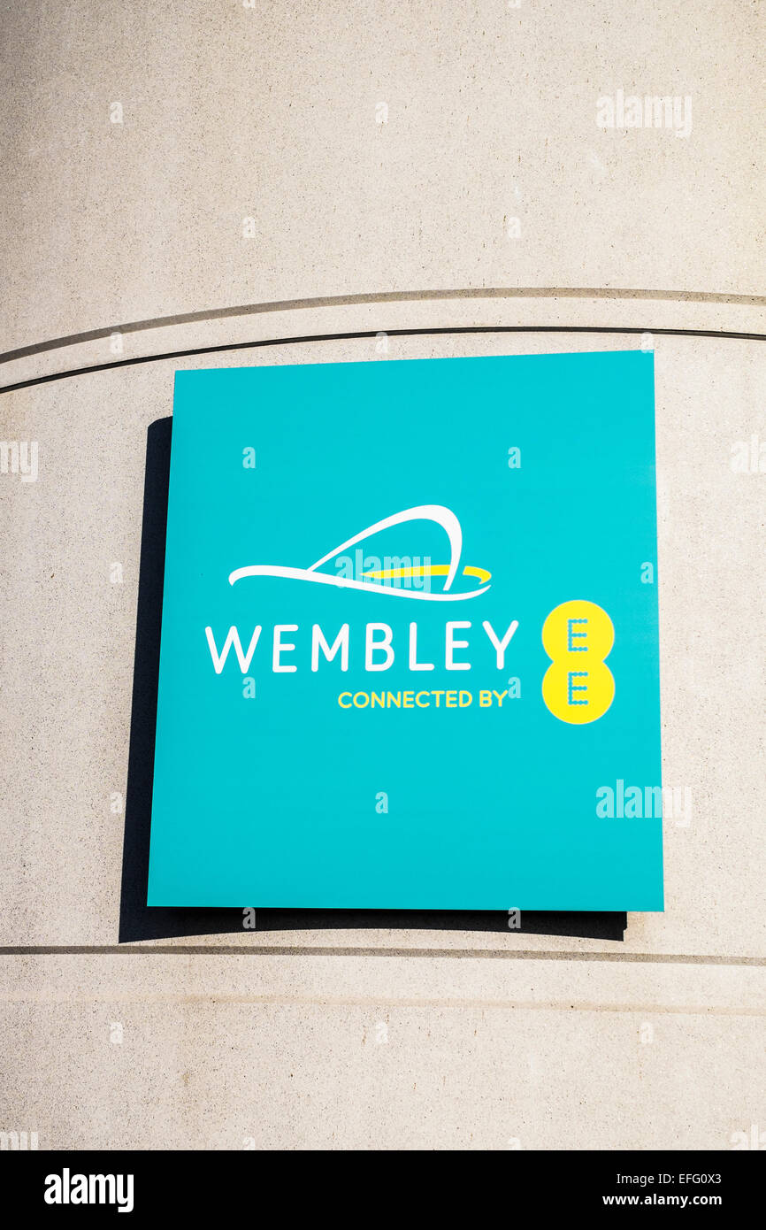 Lo stadio di Wembley - Londra Foto Stock