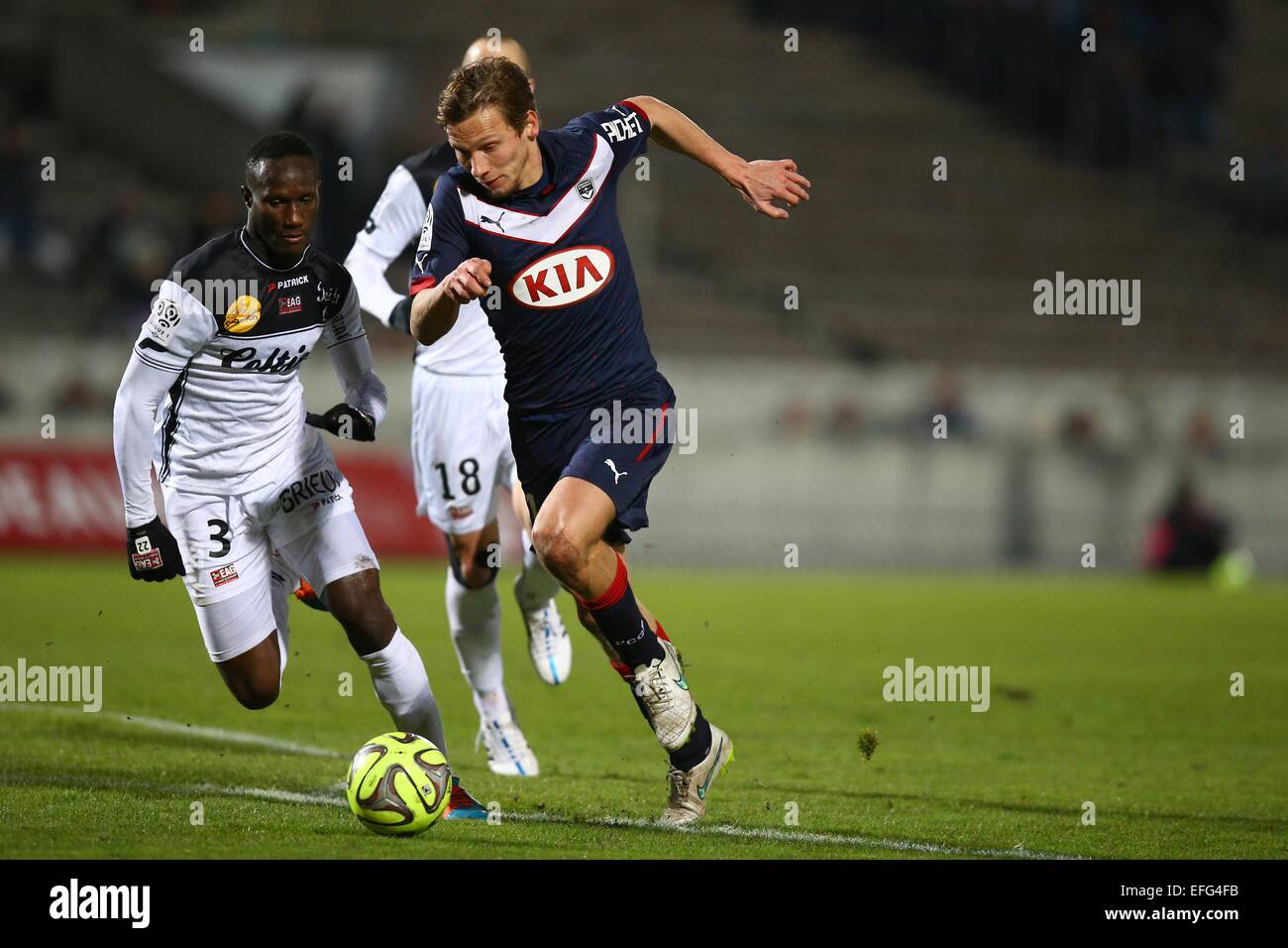 Clemente Chantome - 01.02.2015 - Bordeaux/Guingamp - 23eme journee de Ligue 1 -.Photo : Manuel Blondau/Icona Sport Foto Stock