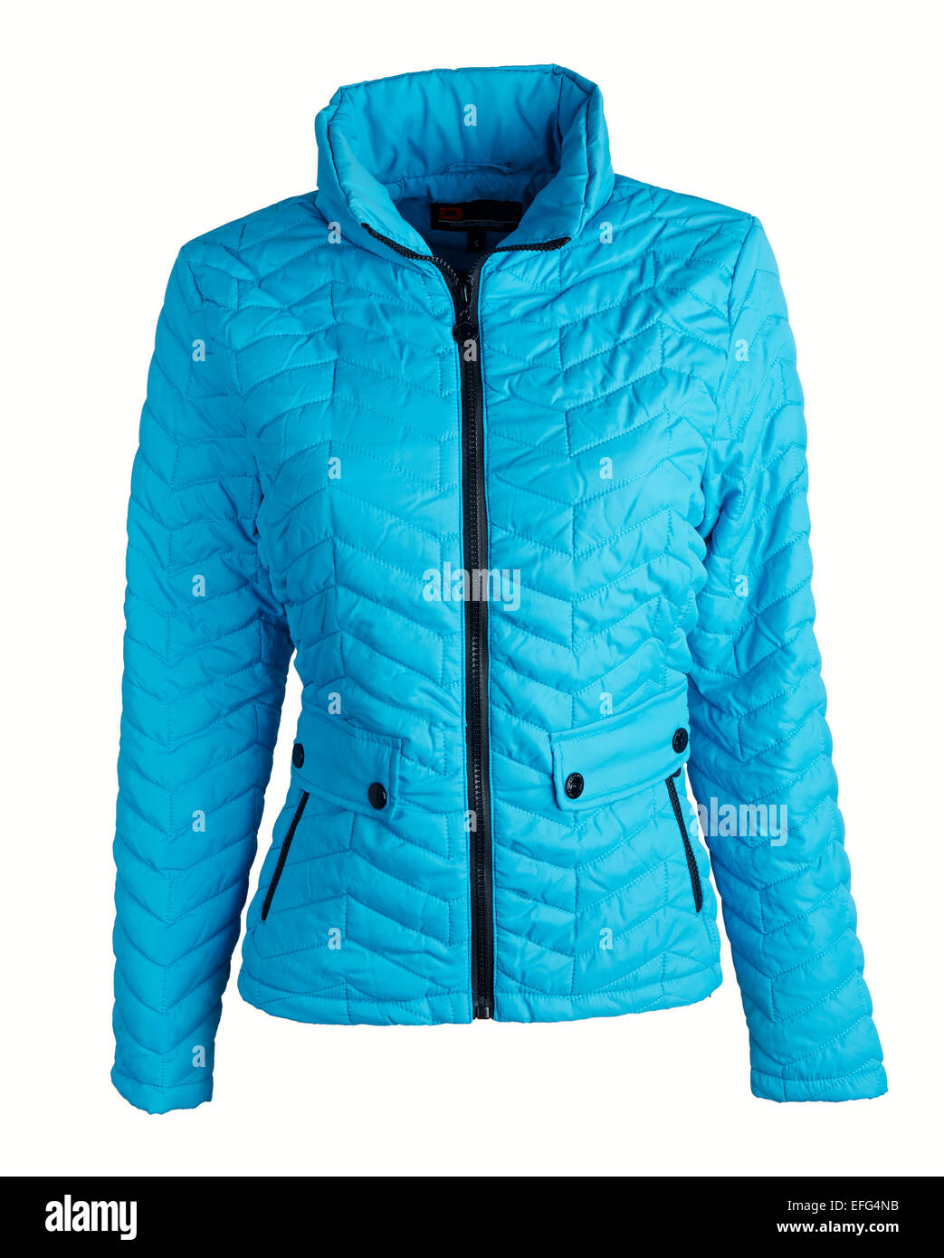 Blu giacca invernale Foto Stock