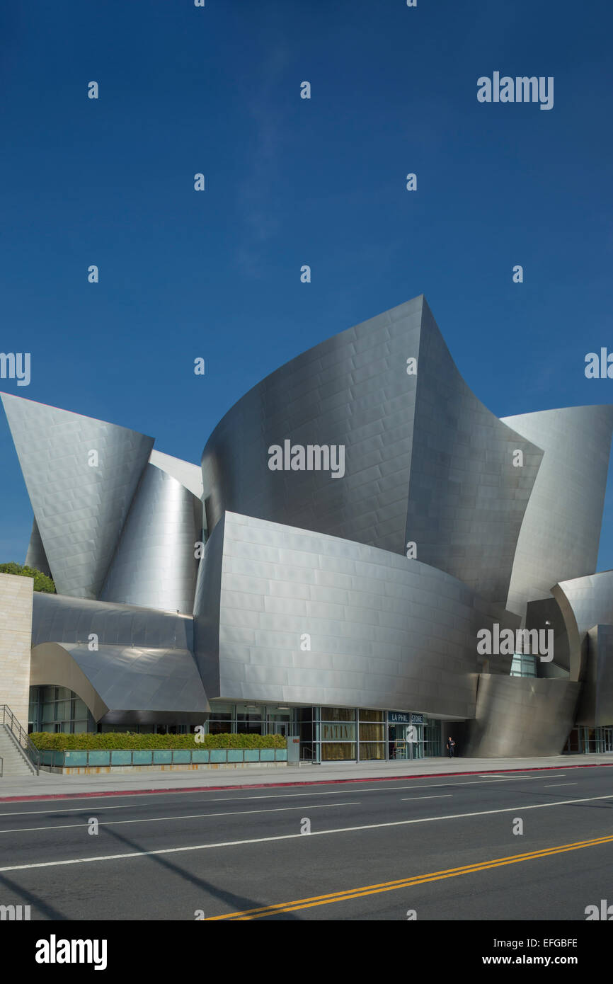 WALT DISNEY CONCERT HALL (©Frank Gehry 2003) il centro cittadino di Los Angeles California USA Foto Stock