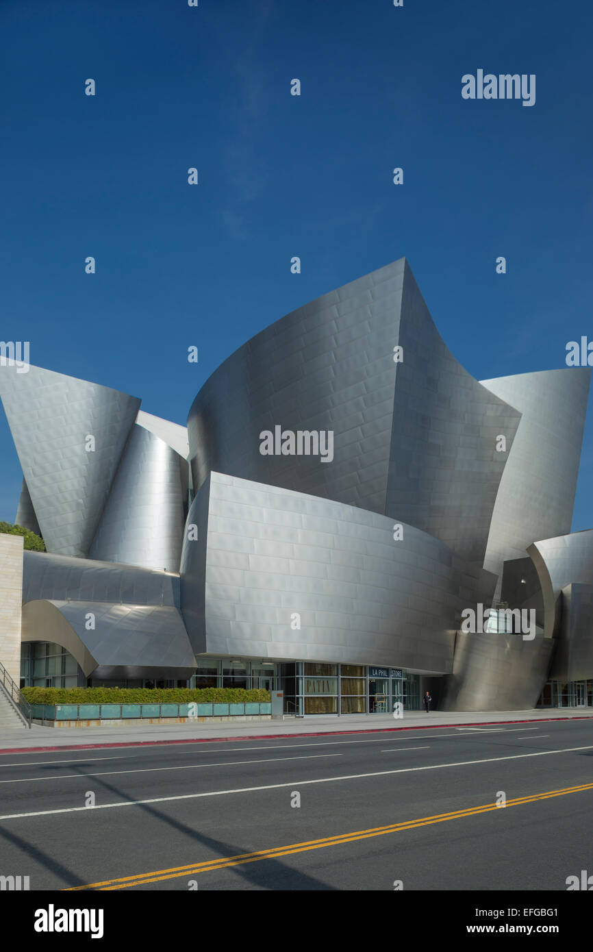 WALT DISNEY CONCERT HALL (©Frank Gehry 2003) il centro cittadino di Los Angeles California USA Foto Stock
