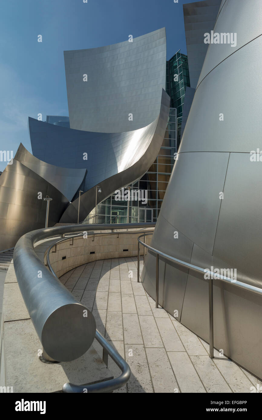 WALT DISNEY CONCERT HALL (©Frank Gehry 2003) il centro cittadino di Los Angeles California USA Foto Stock