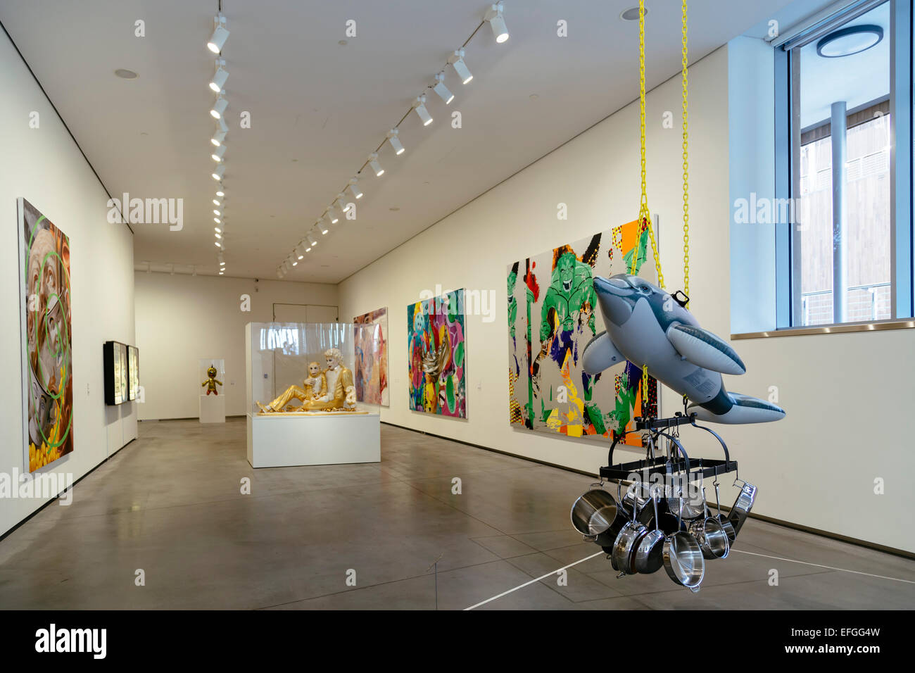 Jeff Koons raccolta, Astrup Fearnley Museo di Arte Contemporanea, Tjuvholmen, Oslo, Norvegia Foto Stock