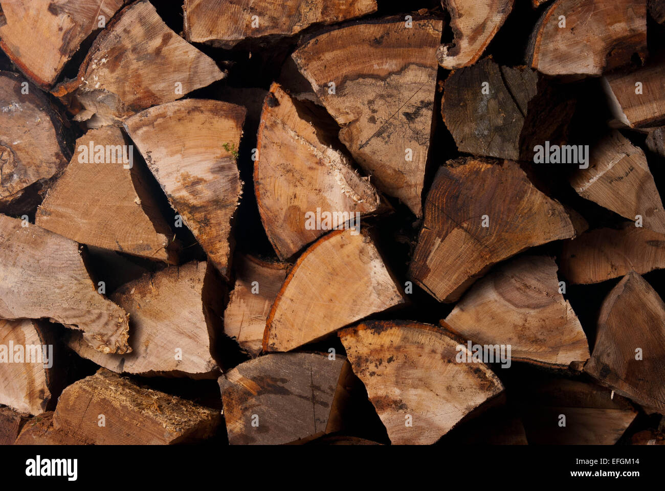 Pila di legno Foto Stock