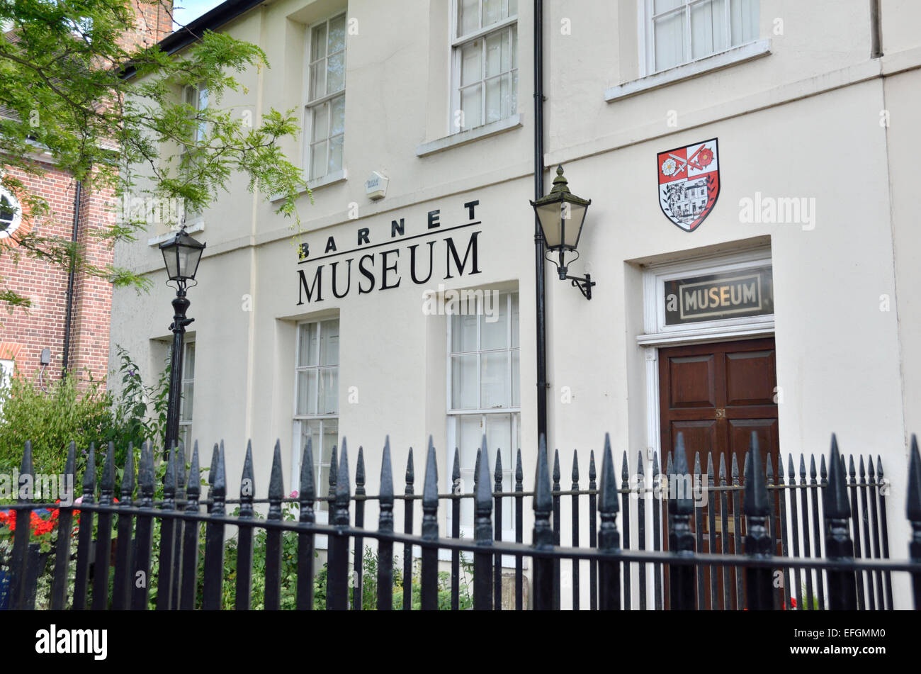 Barnet Museum, High Barnet, London, Regno Unito Foto Stock