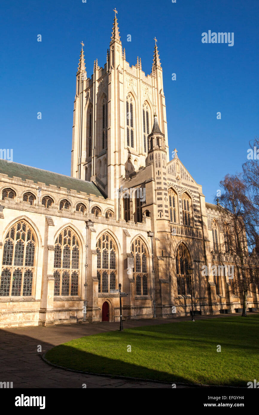 Chiesa cattedrale, Bury St Edmunds, Suffolk, Inghilterra, Regno Unito Foto Stock