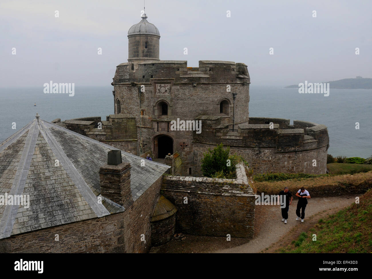 St Mawes Castello, St Mawes, Cornwall Foto Stock