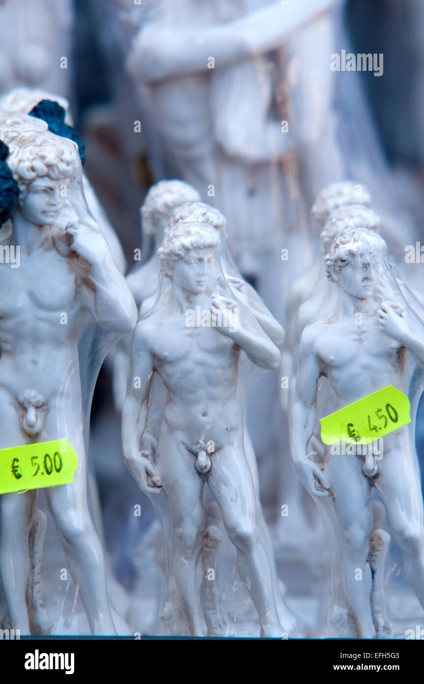 L'Italia, Toscana, Firenze, David Souvenir Foto Stock