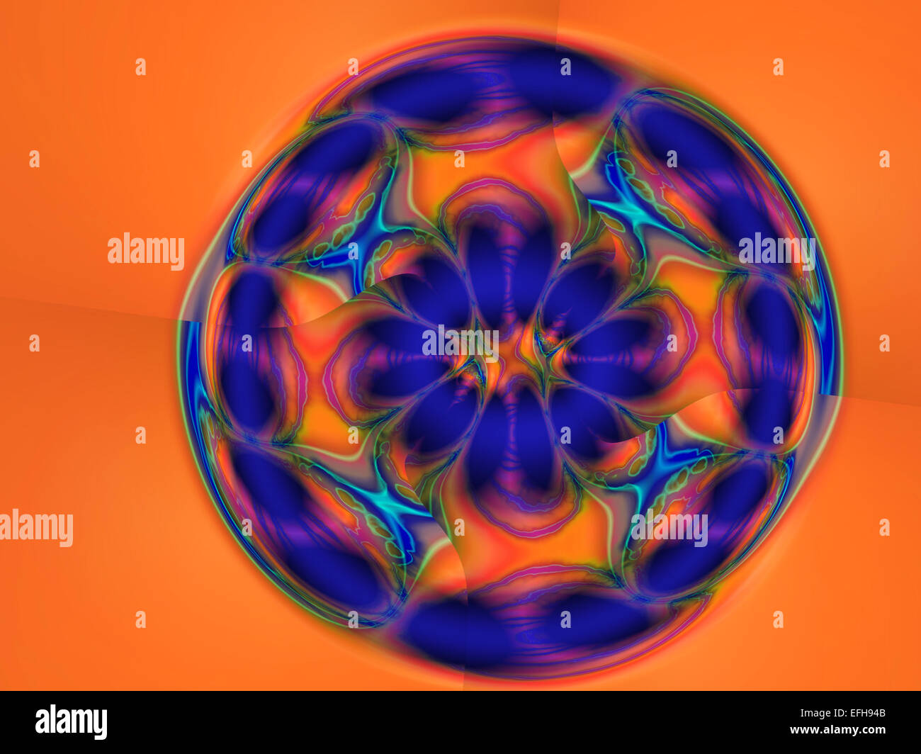 Abstract colorati forma digitale Foto Stock