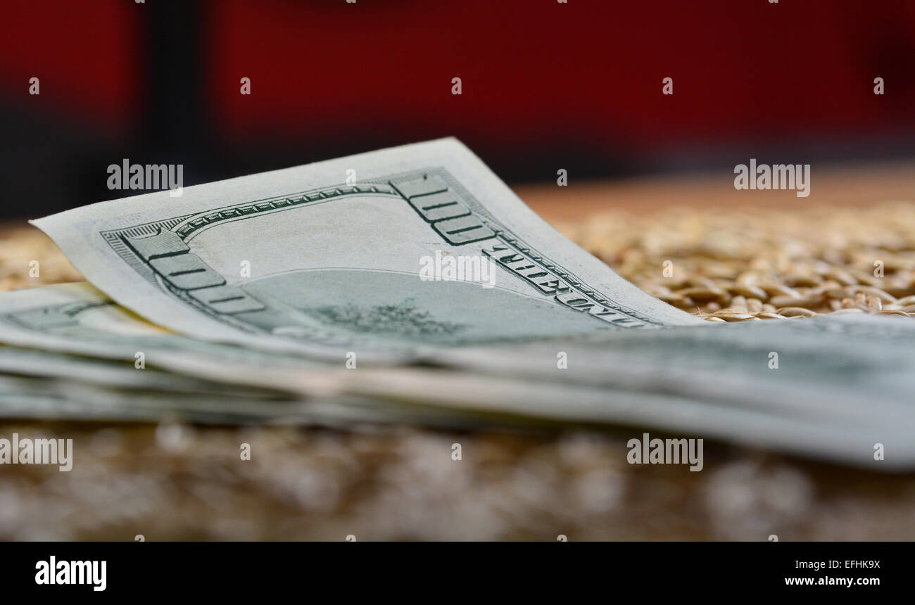 Banconote da cento dollari- immagine stock Foto Stock