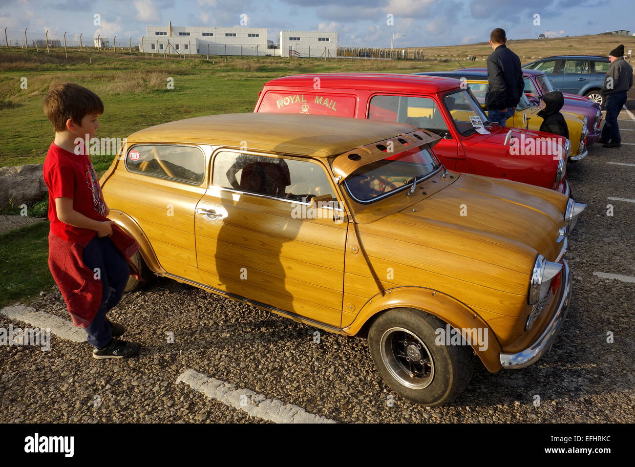 Mini auto, unico Mini personalizzato Foto Stock