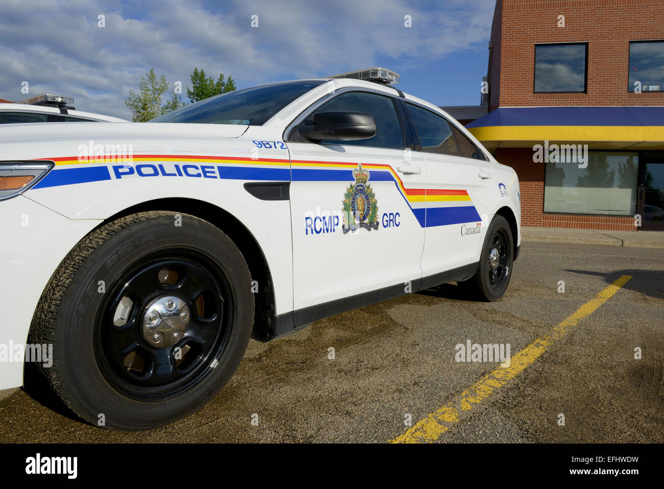 Canada, auto della polizia, RCMP auto della polizia. Foto Stock