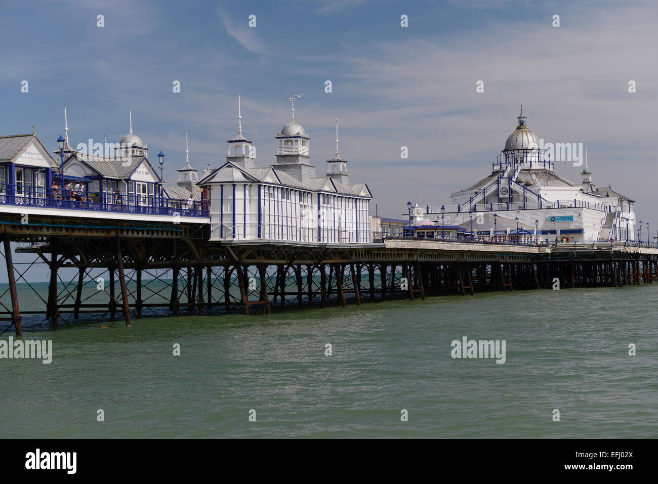 Molo di Eastbourne Foto Stock