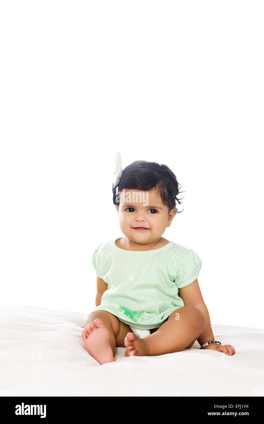 1 indian bellissimo bambino Foto Stock