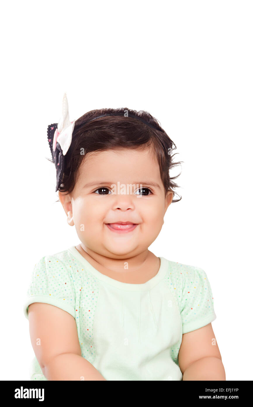 1 indian bellissimo bambino Foto Stock
