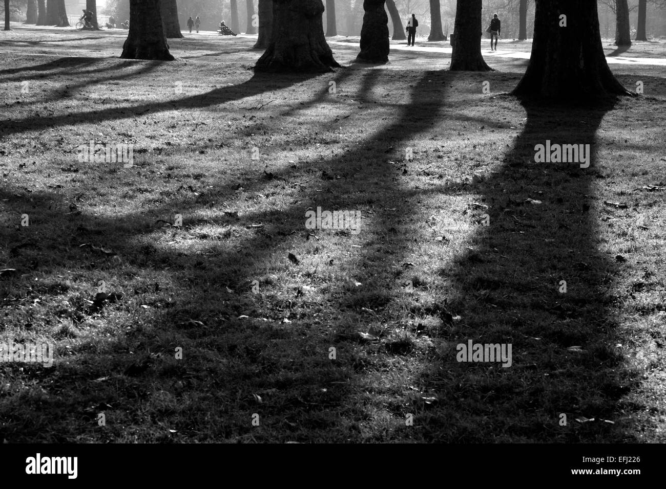 Lancaster a piedi, i giardini di Kensington, London, Regno Unito Foto Stock