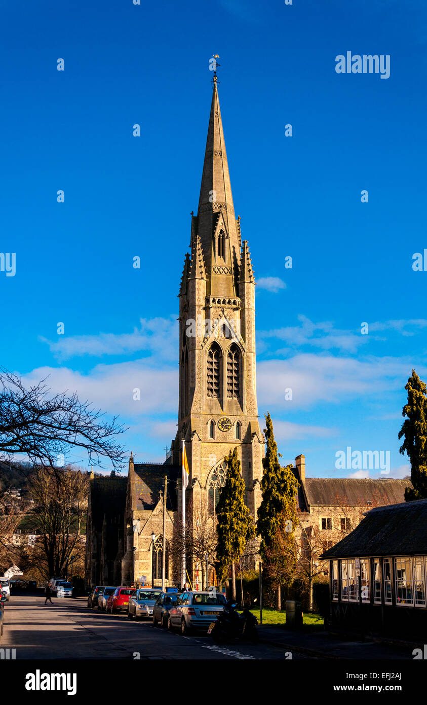 Chiesa di San Giovanni Evangelista in Bath Somerset England Regno Unito Foto Stock