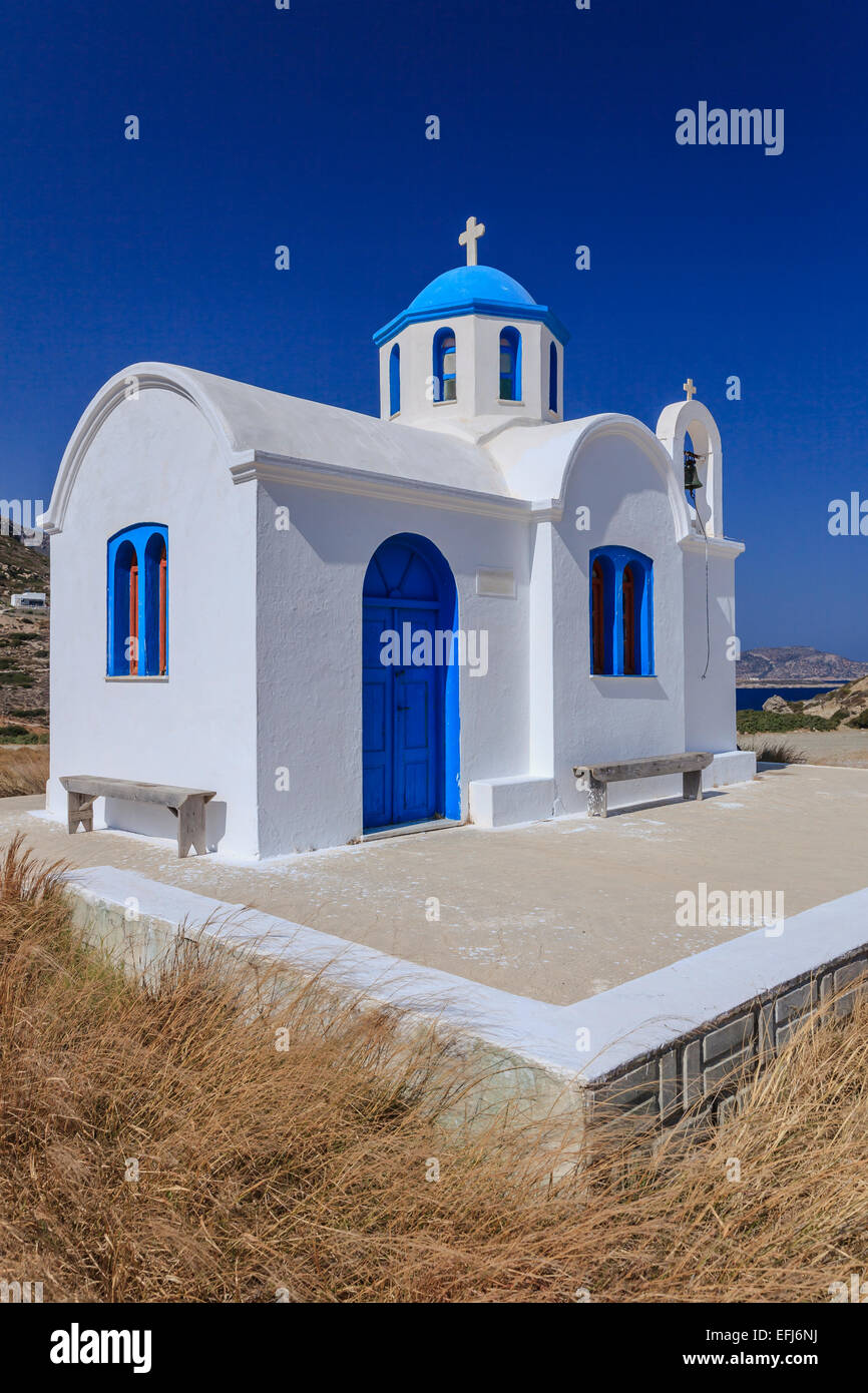 Cappella, Karpathos, Dodecaneso, Egeo Meridionale, Grecia Foto Stock