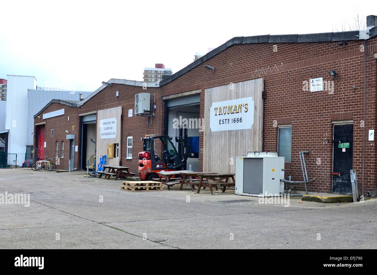 Truman's Brewery, Hackney Wick, London, England, Regno Unito Foto Stock