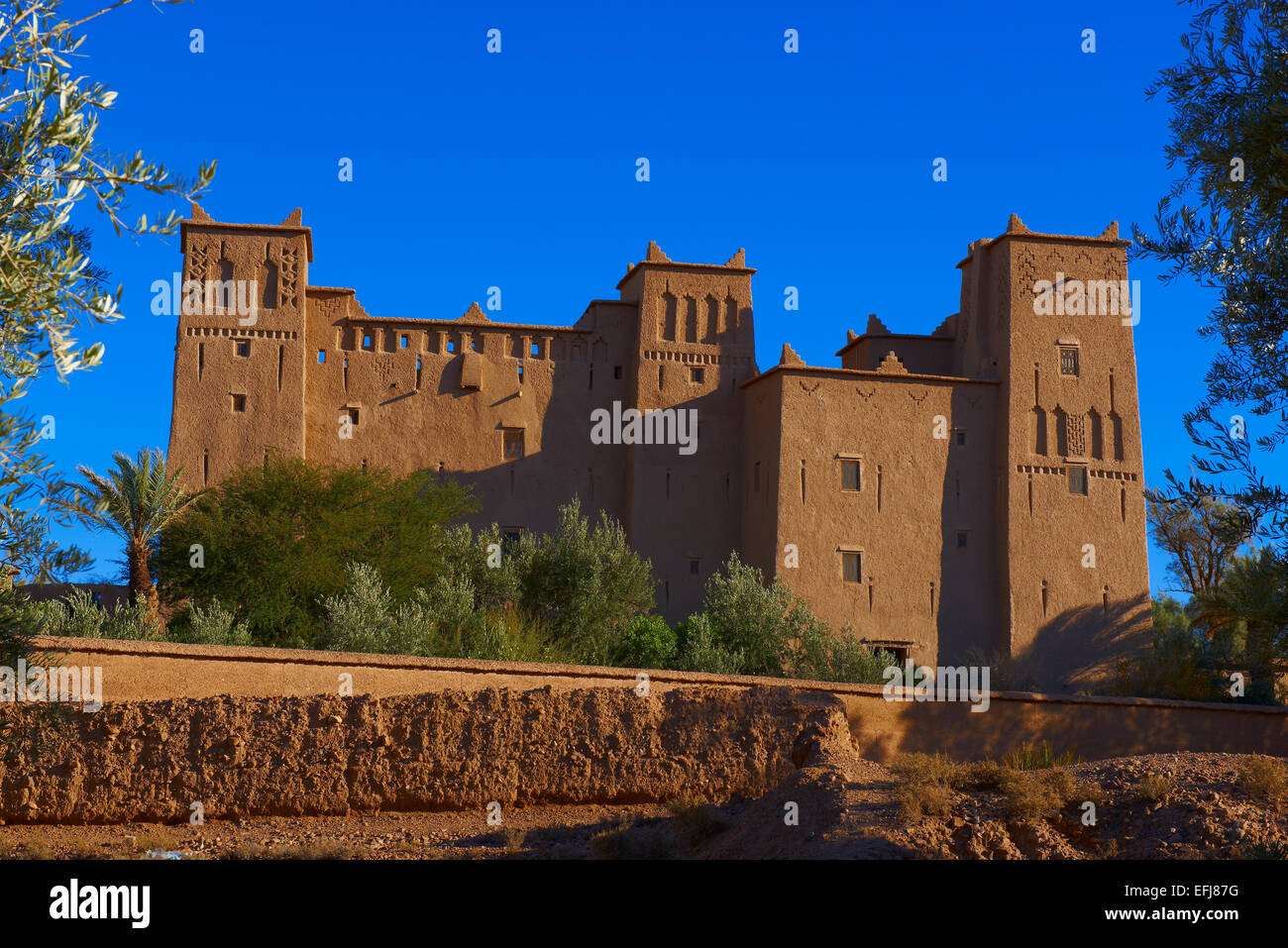 Ait Ben Moro, Ben Moro Kasbah, Skoura, Ouarzazate, Marocco, Africa Foto Stock