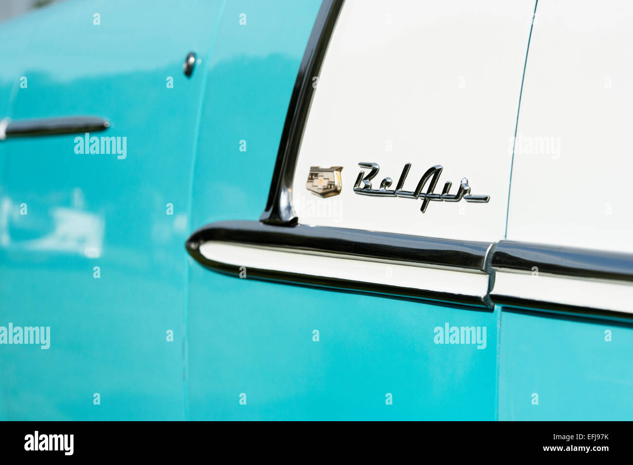 1955 Chevrolet Bel Air astratta. Chevy. Classic American car Foto Stock