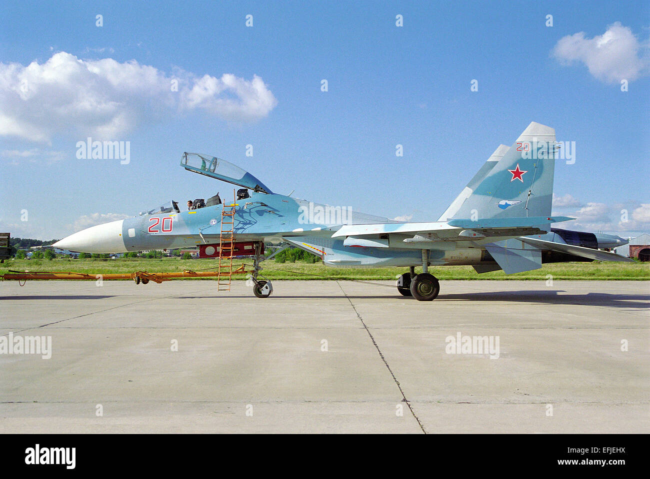 Sukhoi Su-27UB superiorità aerea fighter Foto Stock