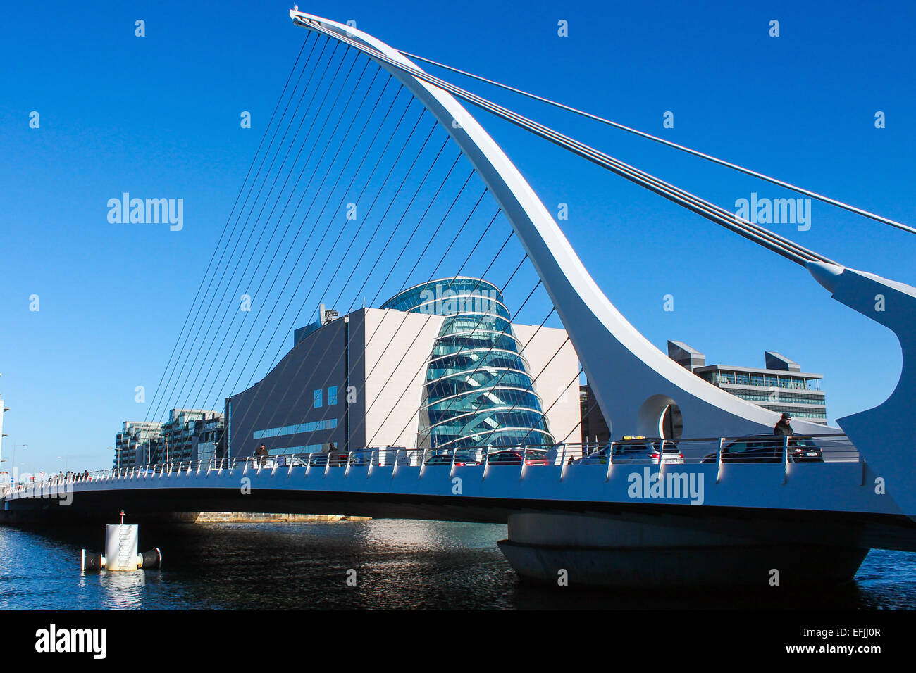 Samuel Beckett Bridge. Foto Stock
