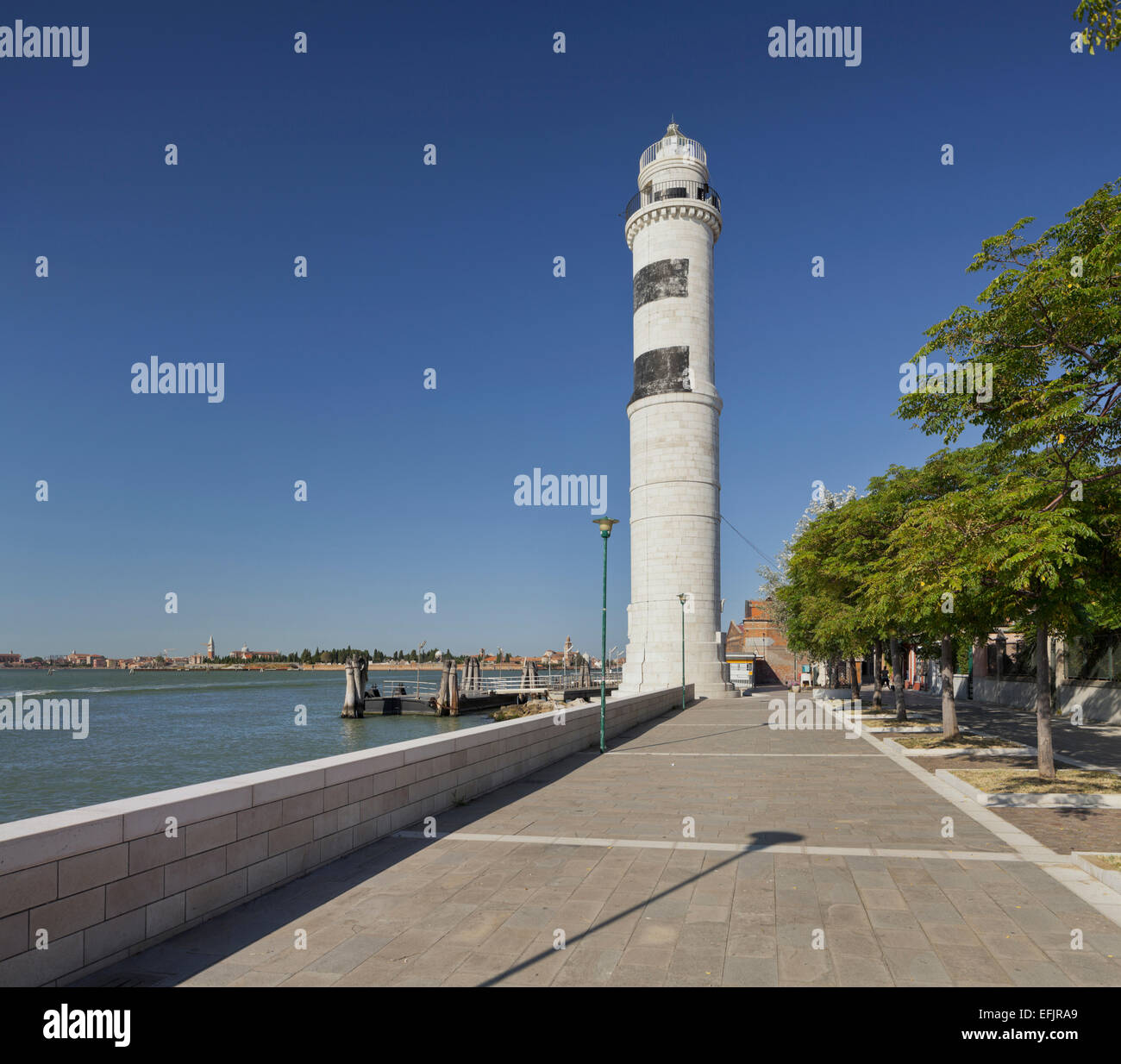 Torre faro di Murano, Venezia, Italia Foto Stock