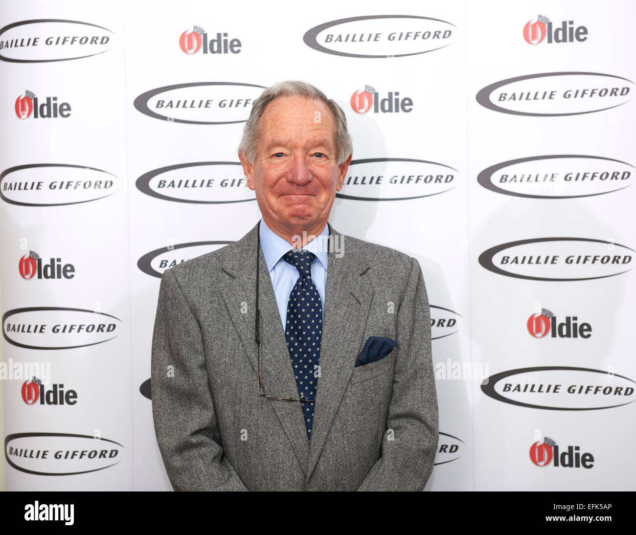 Michael Buerk al oldie of the Year Awards 2015 Foto Stock