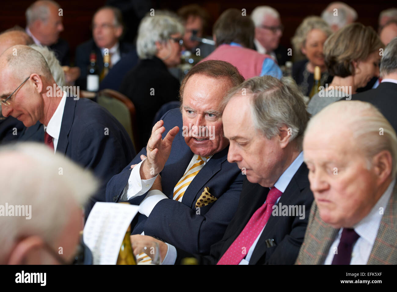 Andrew Neil & Steven Glover Foto Stock